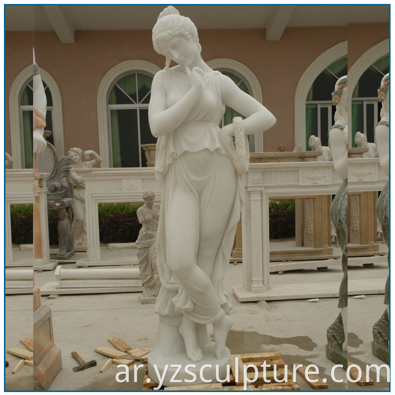 marble lady sculpture 